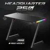 Image de Bureau Gaming - Spirit of Gamer - HEADQUARTER 250 - LED RGB - 120x60 cm - Réglable en hauteur