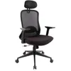 Image de AD ADVANCE AEROPRO - Siège de bureau ergonomique noir soutien lombaire & repose-tête réglables accoudoirs 3D
