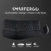 Image de Clavier Souris Ergonomique - AD ADVANCE - Smartergo - Sans fil - 6 boutons - 102 touches AZERTY