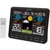 Image de Station Météo La Crosse Technology WS6825-BLA avec écran couleur et capteur de température intérieure extérieure Noir