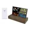 Image de Station Météo - LA CROSSE TECHNOLOGY - WS6206 - Design Moderne - Couleur Marron - Intérieur