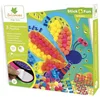Image de Tableaux Pompoms Papillons Au Sycomore 22x22 Cm Multicolor Plastique