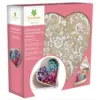 Image de Boite Coeur 500 Perles De Bois Multicouleurs