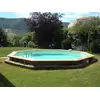 Image de Piscine Bois Océa 5,80 X 1,30 M - Liner Bleu - Ubbink