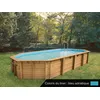 Image de Piscine Bois Océa 8,60 X 4,70 X 1,30 M - Liner Bleu - Ubbink