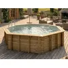 Image de Piscine Bois Océa 5,80 X 1,30 M - Liner Beige - Ubbink