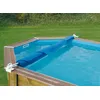 Image de Enrouleur De Bâche Amovible Pour Piscine Hors-sol Bois