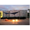 Image de Tonnelle De Jardin Design Papillon Issambres - L. 350 X L. 350 Cm - Gr