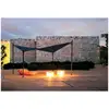 Image de Tonnelle de jardin design papillon issambres - l. 350 x l. 350 cm - gris anthracite