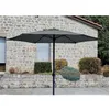 Image de Parasol Centré Gris anthracite 2 m