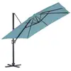 Image de Parasol En Aluminium À Pied Déporté De 3 X 3 M