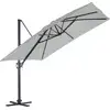 Image de Parasol Déporté Inclinable Carré Almeria - L. 300 X L. 300 Cm - Gris P