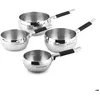 Image de GamHotel - 4 Casseroles 14/16/18/20cm - Inox induction