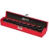 Image de Douilles pour clé à chocs - RIBIMEX - Lot de 10 - Chrome vanadium - Longueur 38 mm - HRC 42~48