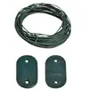 Image de Kit Fixation Vert Pour Brise-vue Lot De 30 Avec 4 Mètres De Fil