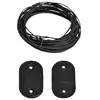 Image de Kit Fixation Gris Pour Brise-vue Lot De 30 Avec 4 Mètres De Fil