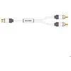 Image de Dédoubleur audio - Real Cable - YRCA-1 - RCA femelle/2 x RCA mâle - 0.20m - Plaqué or
