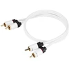 Image de Real Cable Câble audio 2 RCA / 2 RCA Blanc - 1m