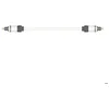 Image de Câble numérique optique - Real Cable - OPT-1 - Toslink Mâle/Mâle - 0.75m - Plaqué or