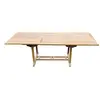 Image de Table De Jardin Rectangle En Teck Brut 10 Places Kajang