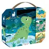 Image de 4 Puzzles Dinosaures Évolutifs Version Made In France De 6 À 16 Pièces