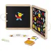 Image de Janod Mallette Puzzle Magnétique - Géométrie - Jouet Éducatif En Bois