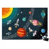 Image de Puzzle Éducatif Juratoys-janod Système Solaire 70x49 Cm 100 Pièces Noir Carton