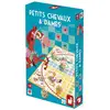 Image de Jeu Classique 2-en-1 Petits Chevaux Et Dames En Bois Et Carton Multicolore 250x158x45 Mm Janod