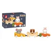 Image de Jouet Éducatif En Bois - Ferme Magnétique Avec Animaux Et Véhicules Pour Enfants