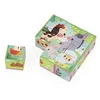 Image de Puzzle Cubes en Carton - Thème Ferme - 9 Cubes et 6 Puzzles Possibles - Jouet dEveil et Premier Age - Peinture à lEau - Dès 2 ans