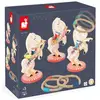 Image de Jeu D'anneaux Juratoys-janod Jeux Chevaux 3 Pièces Rouge Bois
