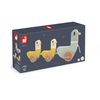 Image de Jouet À Tirer Juratoys-janod Boizoos Famille Canard Jaune Bois