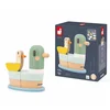 Image de Jouet Empilable En Bois Canard Et Caneton Pour Bébé