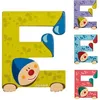 Image de JANOD Lettre décorative Clown E en bois