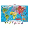 Image de Puzzle Janod Monde Magnétique 92 Pièces