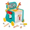 Image de Jeu de bricolage enfant - JANOD - Chariot Robot BricoKids - 38 Accessoires - 3 Outils - Multicolore
