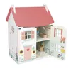 Image de Maison de poupees en bois - - JANOD - J06467 - Rose - Bois certifié FSC - Dès 3 ans