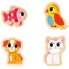 Image de Janod Puzzle En Bois - Puzzle Éducatif Animaux Pour Tout-petits