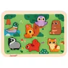 Image de Chunky Puzzle La Forêt - Bois FSC - 7 pièces - Développement Motricité Fine Concentration et Imagination - Dès 18 Mois