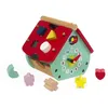 Image de JANOD - Maison à formes Baby Forest (bois) - Jouet éducatif - Rouge - Dès 18 Mois