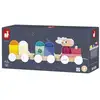 Image de Train À Tirer En Bois Zigolos Mouton Multicolore Janod