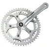 Image de Pédalier Compact Route Double Plateau 34/50 Dents - Stronglight - Manivelle Aluminium 170mm - Plateaux Acier