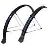 Image de Garde-boue vélo route - STRONGLIGHT - Kit alu/plastique avec tringle doubles en V et en acier inoxydable