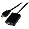 Image de Convertisseur En Câble Hdmi Vers Vga Convertisseur En Câble Hdmi Vers Vga Avec Audio - 22cm