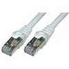 Image de MCL SAMAR Cordon de raccordement - RJ-45 (M) pour RJ-45 (M) - 50 cm - UTP - CAT 6a - Gris