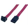 Image de Câble SATA III interne coudé - SAMAR - 50 cm - Connecteur à angle droit - Rétro compatible SATA I et II - AWG 26