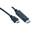 Image de Câble Displayport Mâle / Hdmi Mâle - 2m Noir