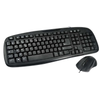 Image de MCL Samar ACK-2012/N - ensemble clavier et souris - AZERTY - Francais - noir Peripherique d'entree
