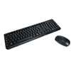 Image de MCL Samar ACK-2012W/N - ensemble clavier et souris - AZERTY - Francais - noir Peripherique d'entree