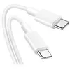 Image de DLH DY-TU3925W - Câble USB - 24 pin USB-C (M) pour 24 pin USB-C (M) - USB 2.0 - 3.25 A - 1.8 m - Alimentation USB (65 W) - blanc